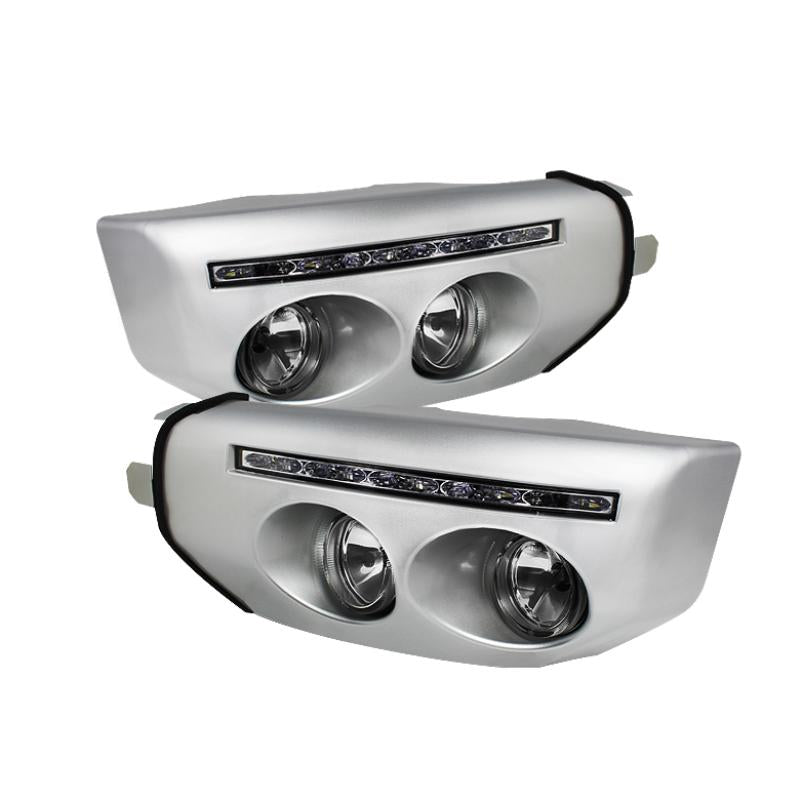 Spyder Toyota FJ Cruiser 07-14 Fog Lights W LED Daytime Running Lights w/swch- Clear FL-DRL-TFJ07-C 5070555 Main Image