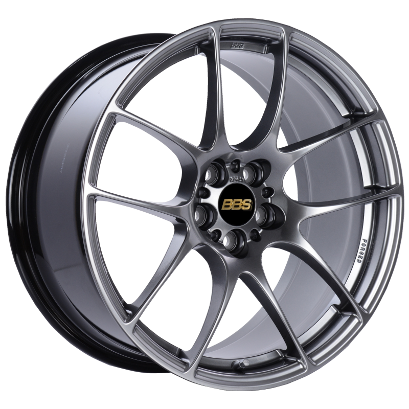 BBS RF 18x9 5x114.3 ET48 Diamond Black Wheel -82mm PFS/Clip Required RF522DBK Main Image