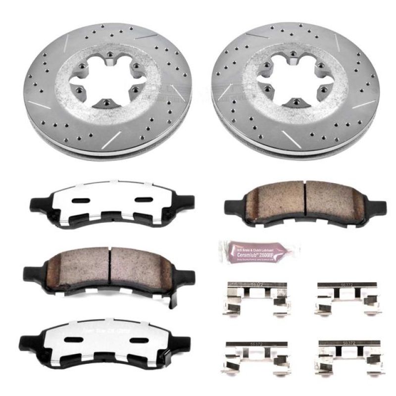 PowerStop PSB Z36 Truck & Tow Kit Brakes, Rotors & Pads Brake Kits - Performance D&S main image