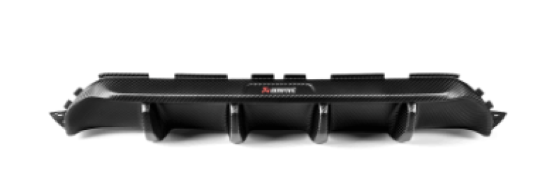 Akrapovic 18+ BMW M5 (F90) Rear Carbon Fiber Diffuser - Matte w/Red Akrapovic Logo DI-BM/CA/5/M/RS Main Image