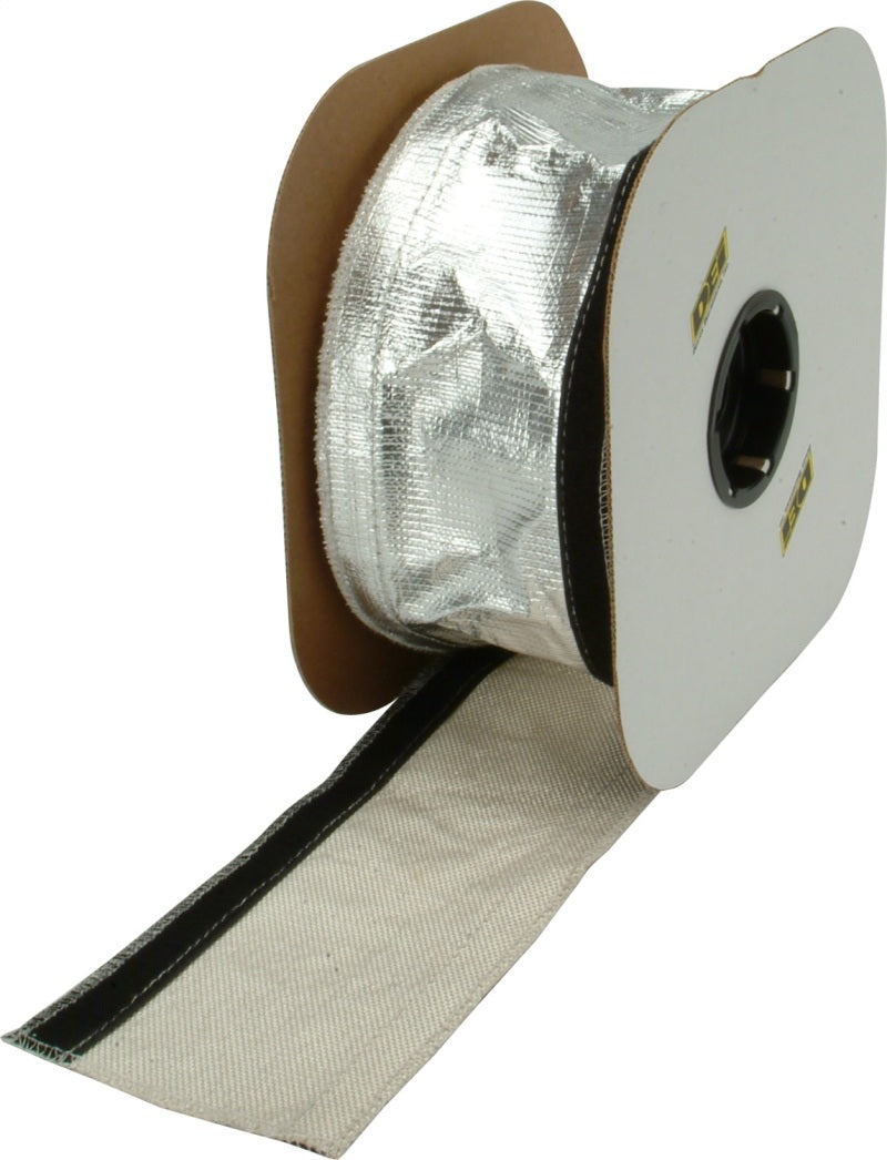 DEI Heat Shroud 2-1/2in x 50ft Spool - Aluminized Sleeving-Hook and Loop Edge 93487