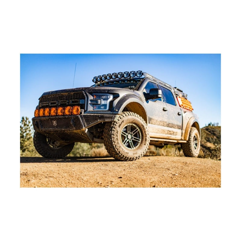 KC HiLiTES 15-20 Ford F-150/Raptor SuperCrew 57in M-Rack Pro6 Light Bar Roof Rack System 92254