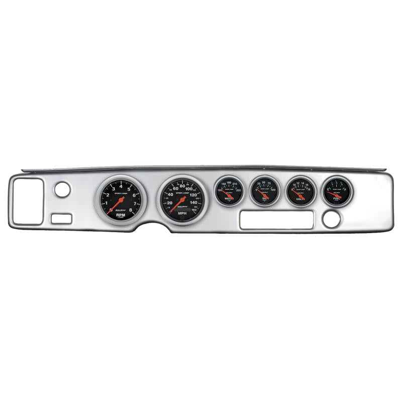 Autometer Sport-Comp 70-81 Firebird Dash Kit 6pc Tach / MPH / Fuel / Oil / WTMP / Volt 7028-SC Main Image