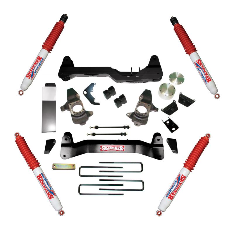 Skyjacker 2001-2010 GMC Sierra 2500 HD 4 Wheel Drive Suspension Lift Kit w/ Shock C9681PN Main Image