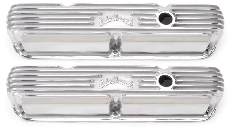 Edelbrock Valve Cover Classic Series Chrysler La 318-340-360 CI V8 Polshed 4176 Main Image