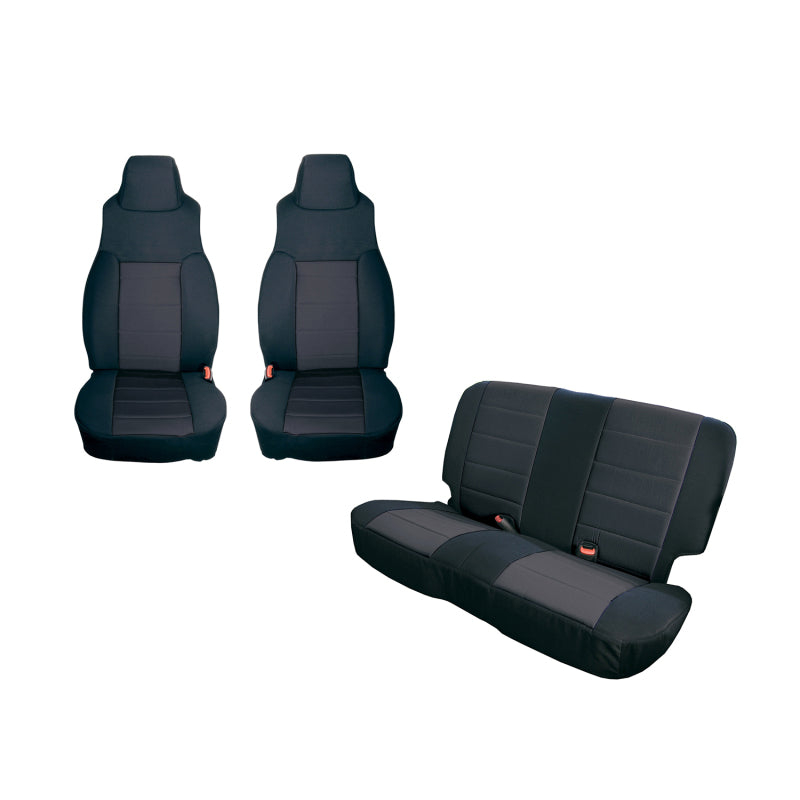 Rugged Ridge RUG Seat Cover Kit- Front/Rear Body Armor & Protection Seat Covers main image