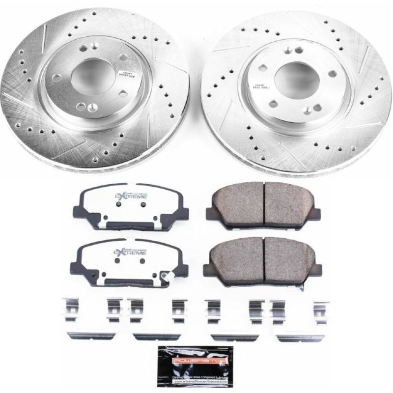 PowerStop PSB Z26 Street Warrior Kit Brakes, Rotors & Pads Brake Kits - Performance D&S main image