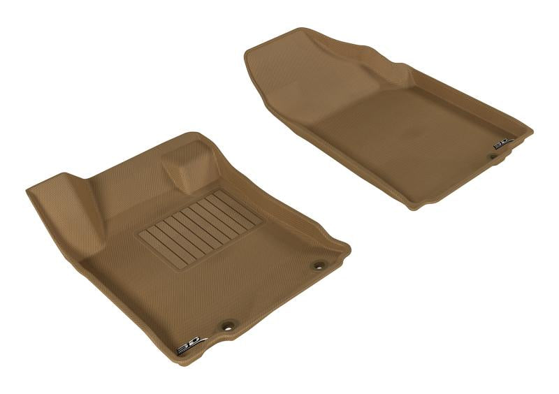 3D MAXpider 2013-2015 Nissan Altima Sedan Kagu 1st Row Floormat - Tan L1NS07311502 Main Image