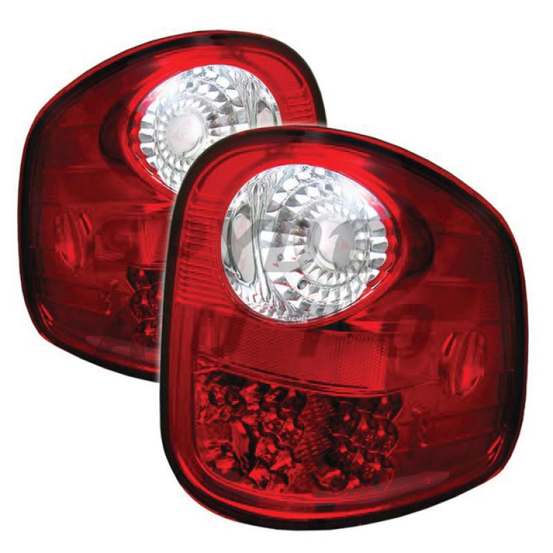 Spyder Ford F150 Flareside 97-03 LED Tail Lights Red Clear ALT-YD-FF15097FS-LED-RC 5003423 Main Image