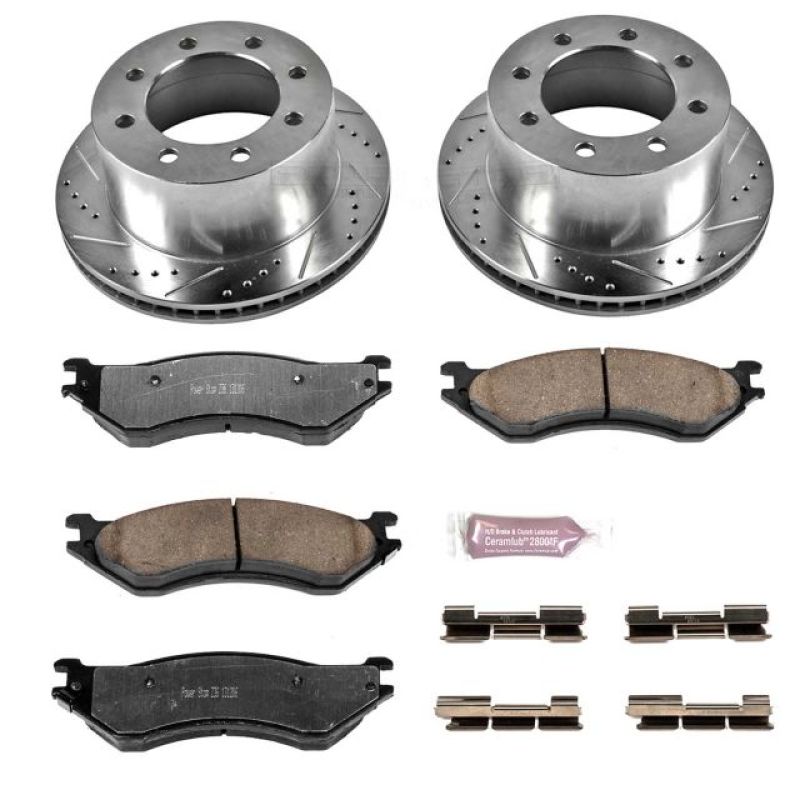 PowerStop PSB Z36 Truck & Tow Kit Brakes, Rotors & Pads Brake Kits - Performance D&S main image