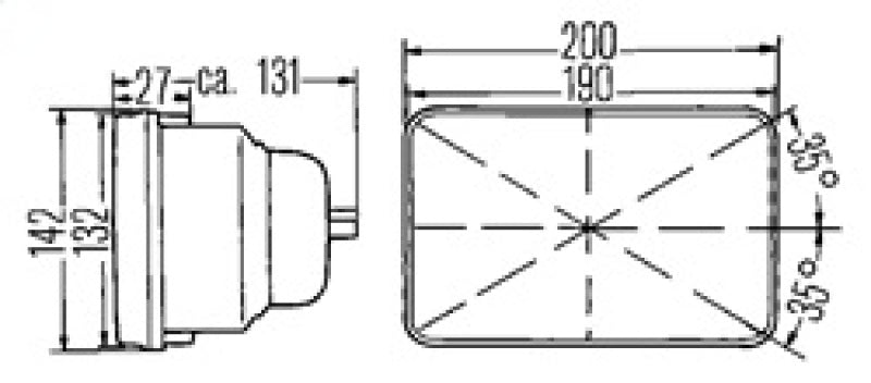 Hella Headlight Assembly