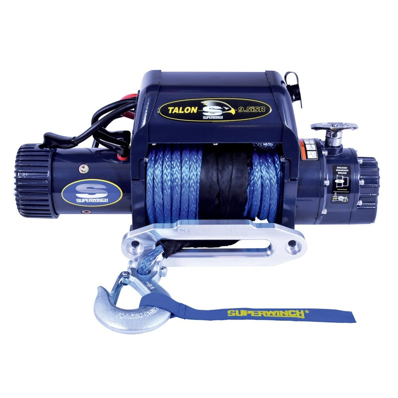 Superwinch 9500 LBS Integrated 12 VDC 3/8in x 80ft Synthetic Rope Talon 9.5iSR Winch 1695211