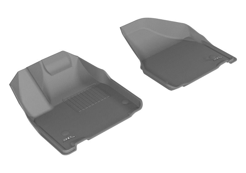 3D MAXpider 2017-2020 Chrysler Pacifica/Voyager Kagu 1st Row Floormat - Gray L1CY00511501 Main Image