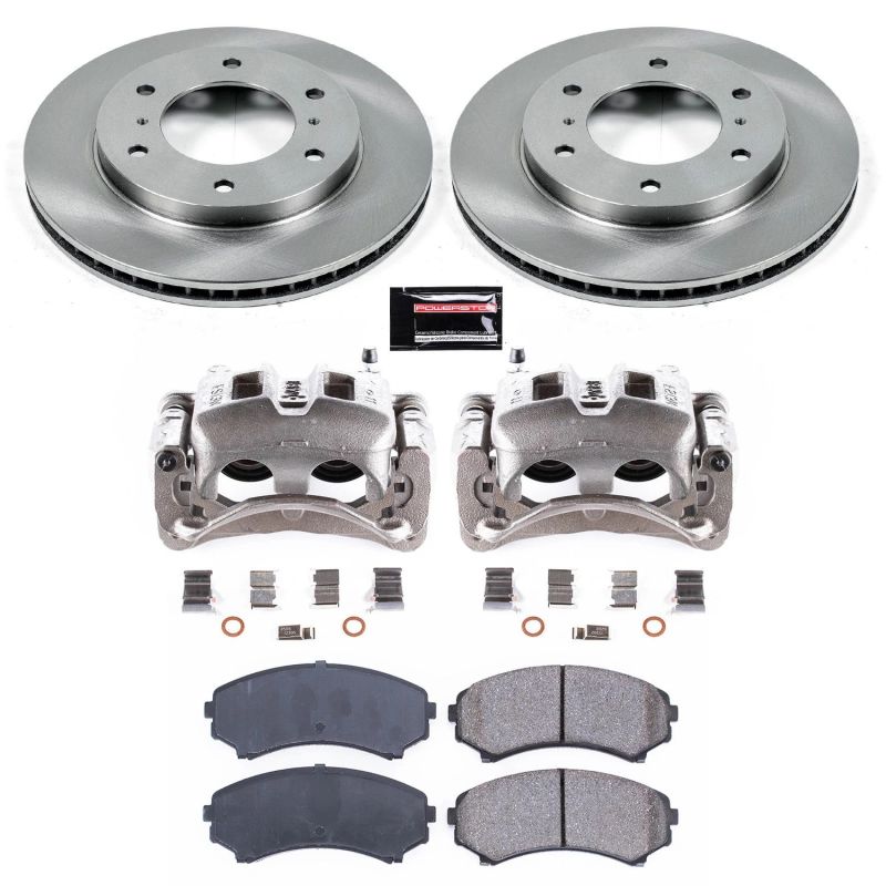 PowerStop PSB Autospecialty Kit w/Cals Brakes, Rotors & Pads Brake Kits - OE main image