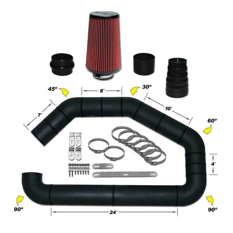 Airaid AIR U-Build-It Kit Air Intake Systems Cold Air Intakes main image