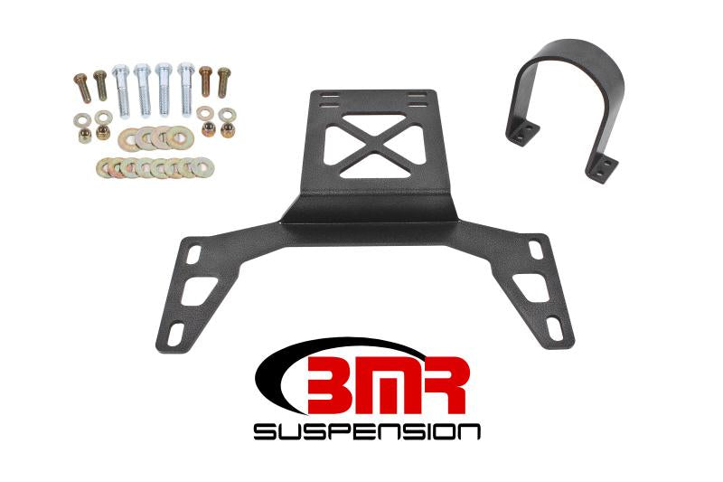 BMR 07-14 Shelby GT500 Front Driveshaft Safety Loop - Black Hammertone DSL020H Main Image