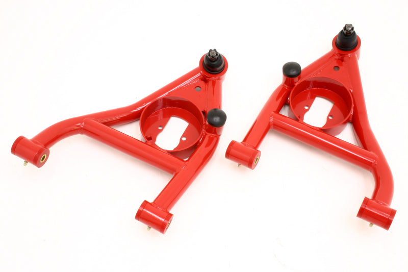 BMR 67-69 1st Gen F-Body Lower A-Arms Non-Adj. Rear Bump Stops (Polyurethane) - Red AA009R