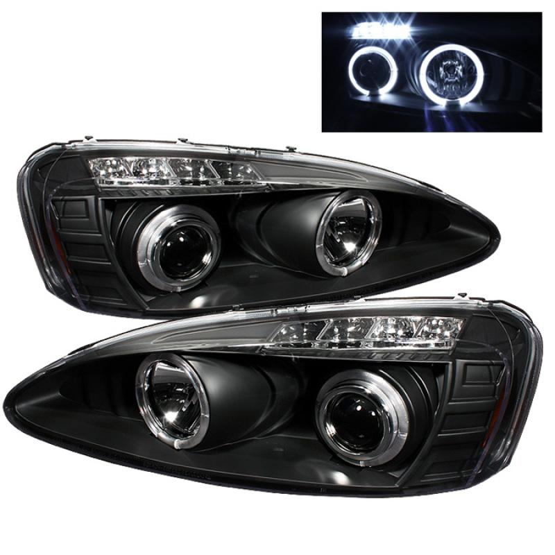 Spyder Pontiac Grand Prix 04-08 Projector Headlights LED Halo LED Blk PRO-YD-PGP04-HL-BK 5011664 Main Image