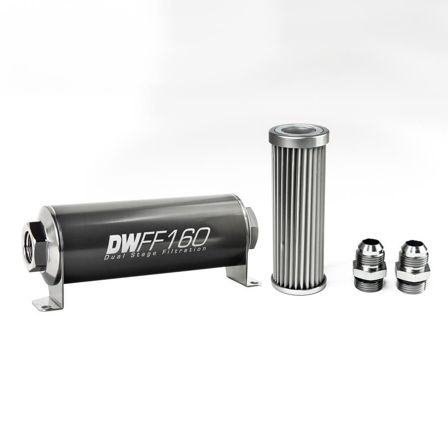 DeatschWerks '-10AN, 5 micron, 160mm In-line fuel filter kit