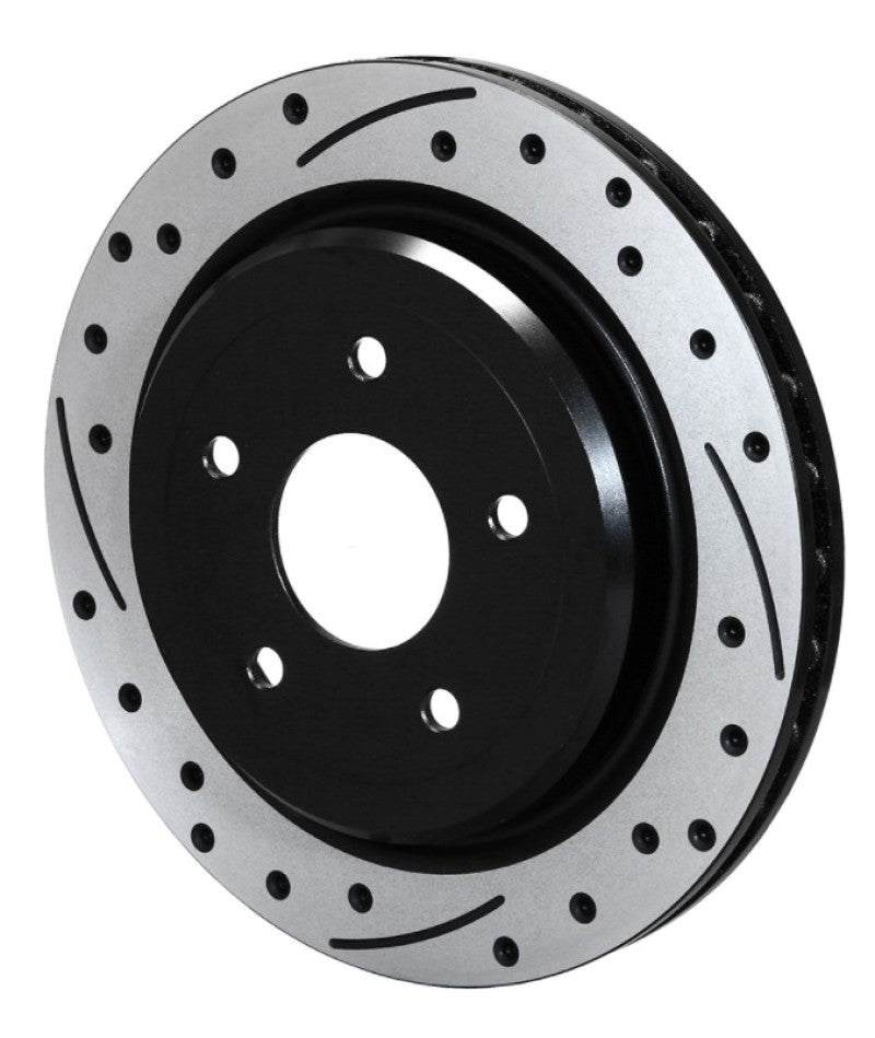 Wilwood Rotor-Rear-SRP-C5/C6 Vette-LH-BLK 12.00 x 1.03 - 5 x 4.75in 160-14041-BK