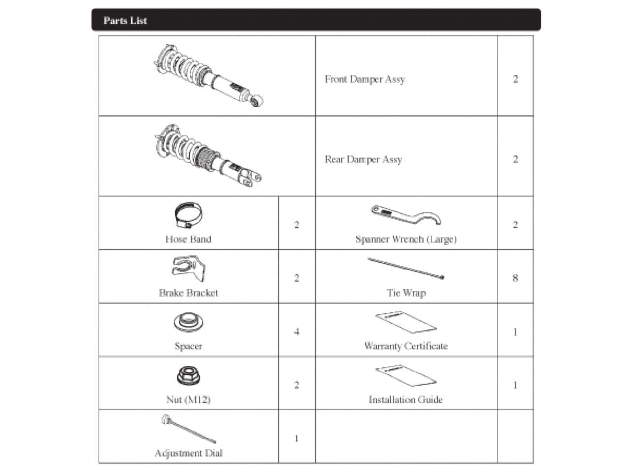 HKS Coilover Kits 80250-AZ001 Item Image