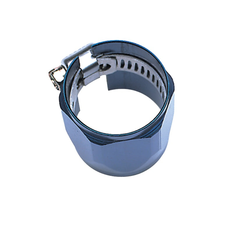 Russell -6 AN Tube Seal Hose End For 5/16" Fuel Hose (Blue Finish)