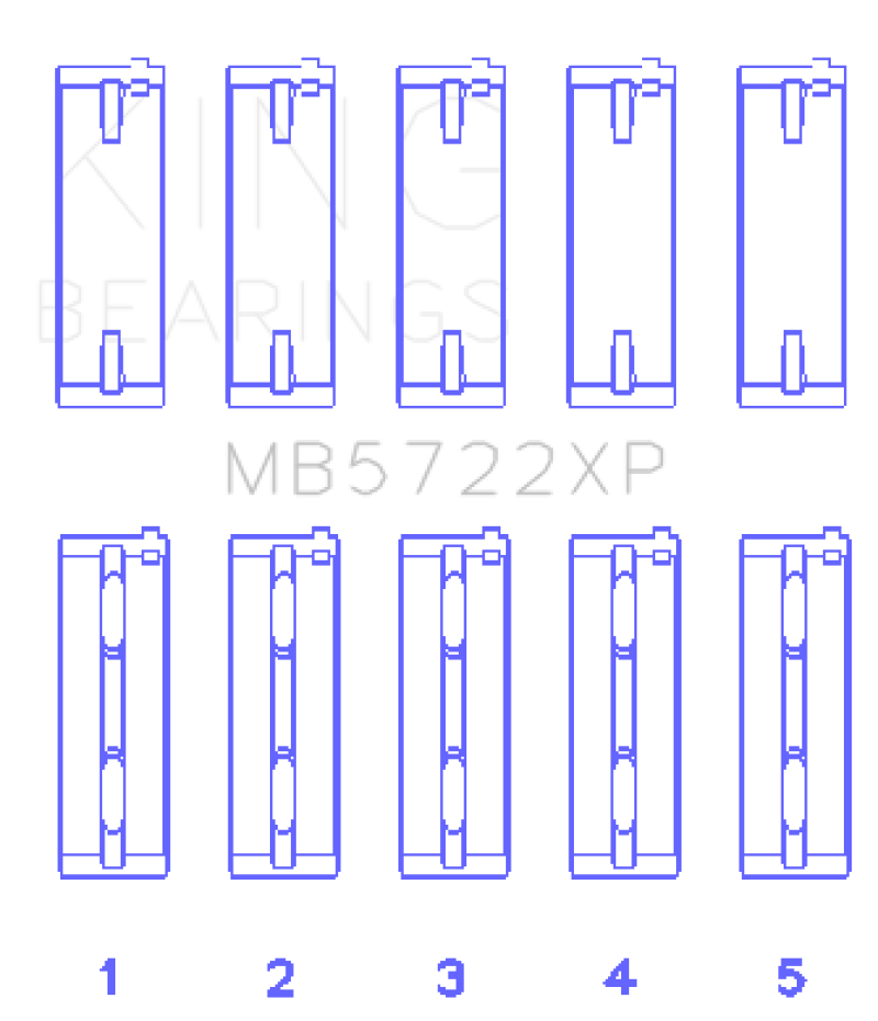 King Engine Bearings KING Performance Main Bearings Engine Components Bearings main image