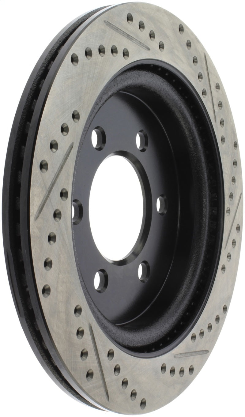 StopTech Slotted & Drilled Sport Brake Rotor - Right Rear 127.65153R