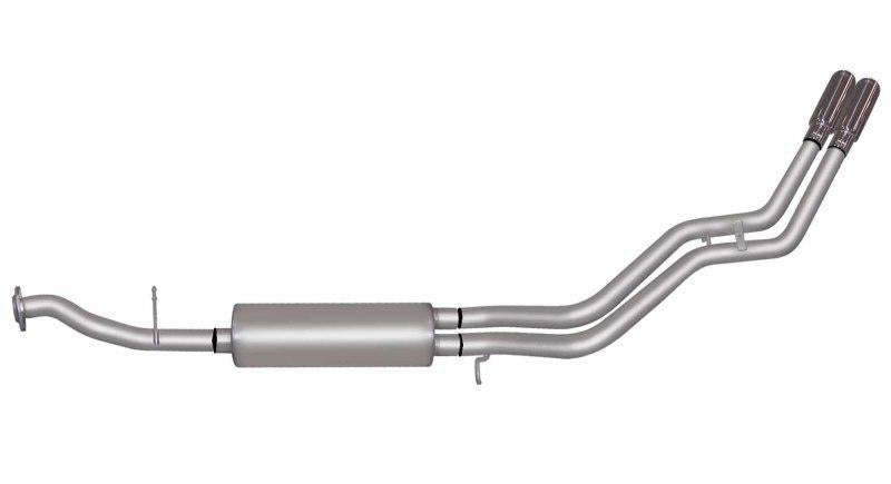 Gibson 99-01 Chevrolet Silverado 1500 Base 4.3L 2.5in Cat-Back Dual Sport Exhaust - Stainless 65700 Main Image