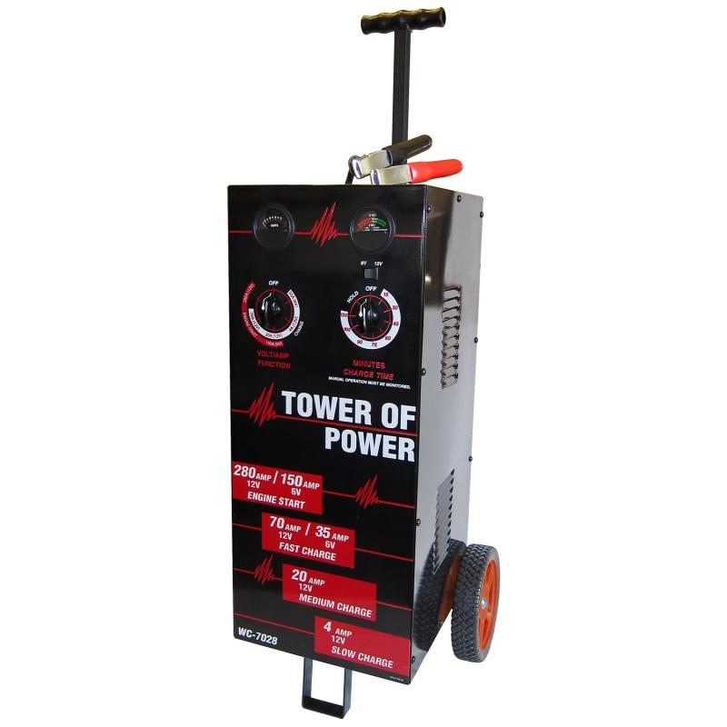 Autometer Wheel Charger Tower of Power Man 70/30/4/280 AMP WC-7028 Main Image