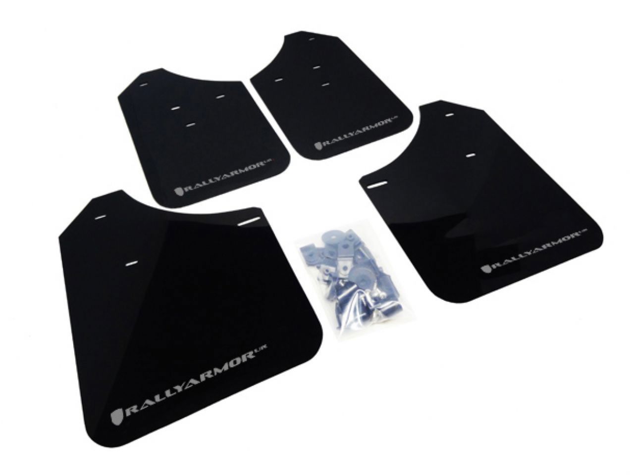 Rally Armor Mud Flaps MF1-UR-BLK/SIL Item Image