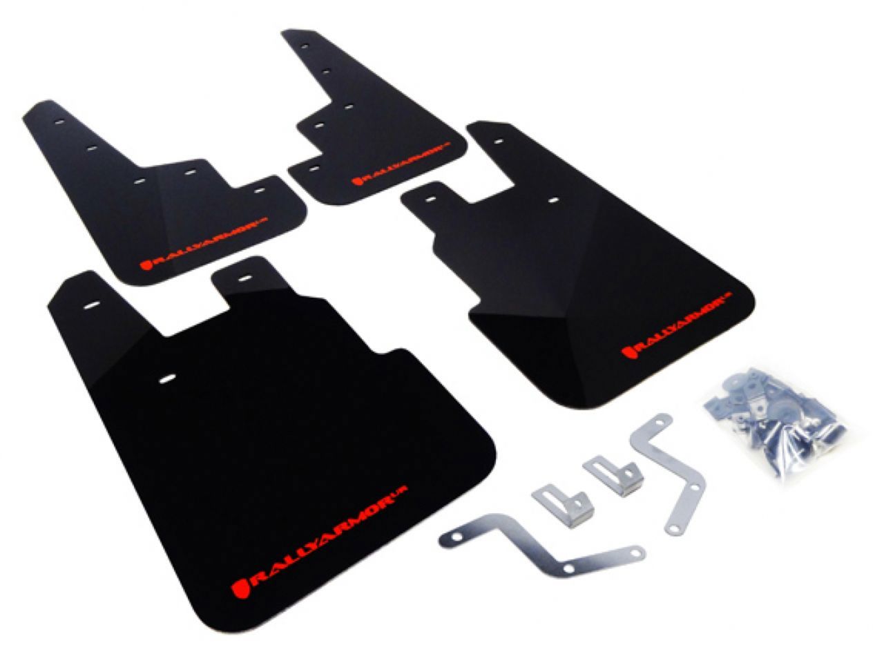 Rally Armor Mud Flaps MF28-UR-BLK/RD Item Image