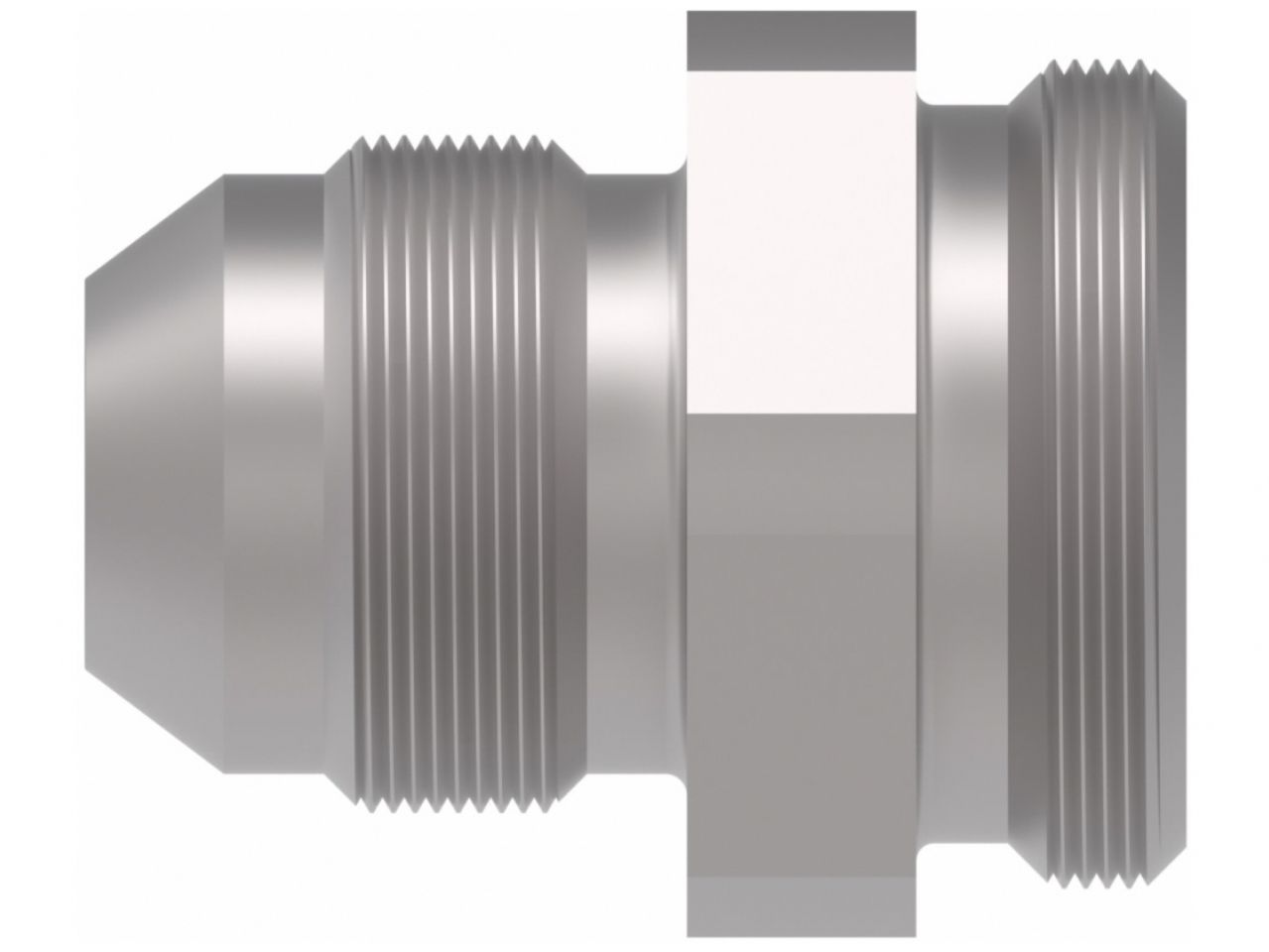 Aeroquip Carburetor Adapter; -08AN Adapter 3/4-16 Long 37 deg. Flare To 7/8-20