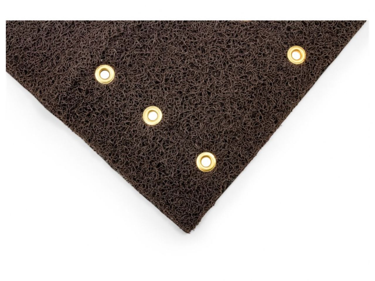 Camco Scrub Rug Premium Step Rug - w / UV&TPE Back, 17.5" x18",Brown