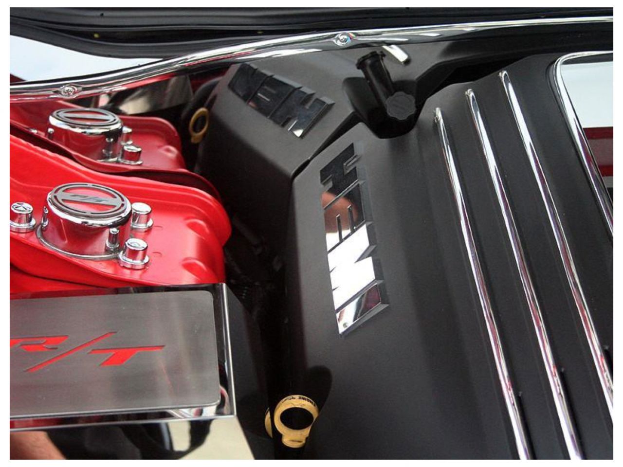 American Car Craft (ACC) Engine Cover;08-18 Challenger - 5.7L Engine Shroud Trim Kit Polished