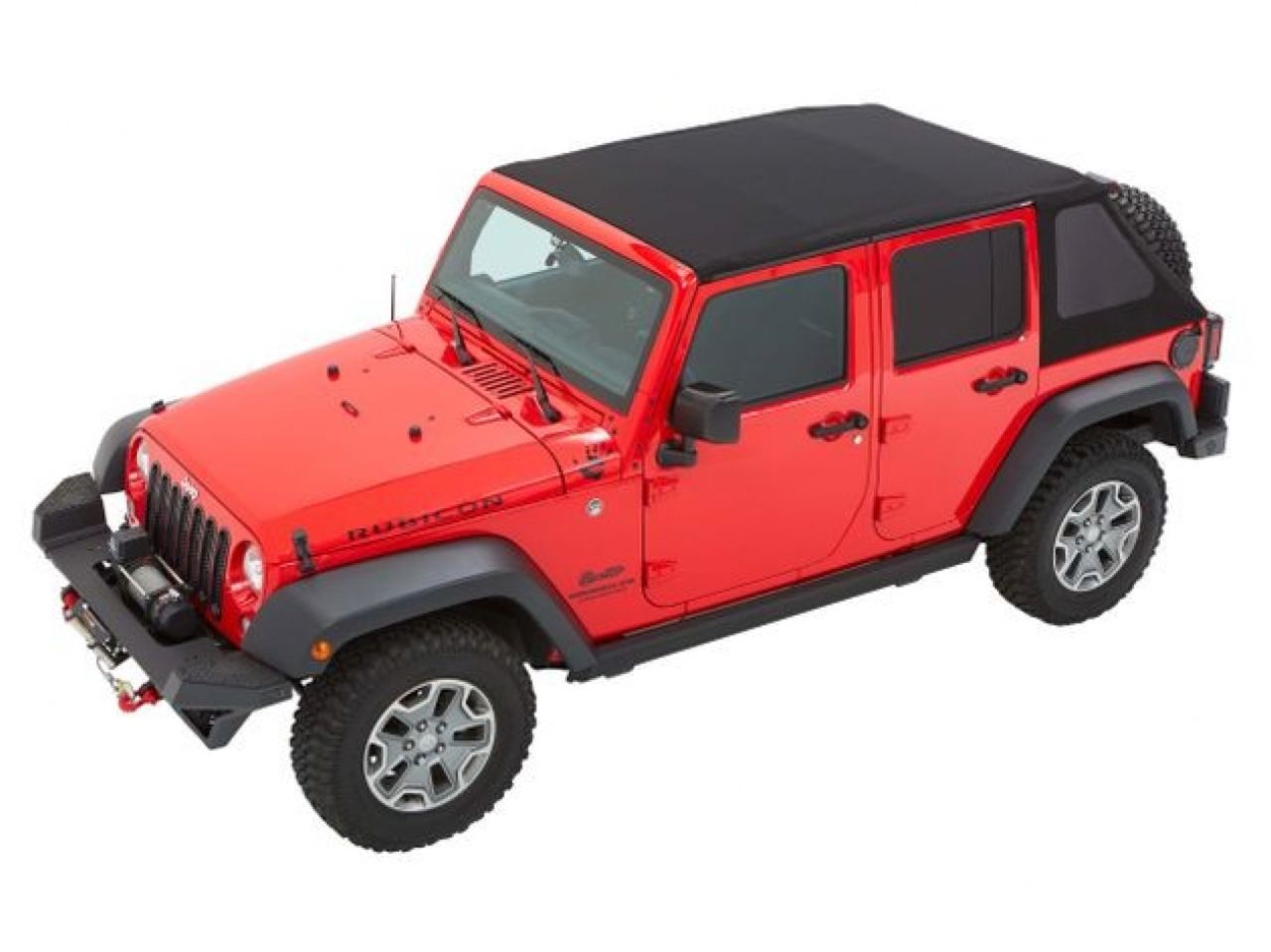 Bestop Soft Top; All New Trektop NX; Black Twill; Fabric; Uses Factory Doors;