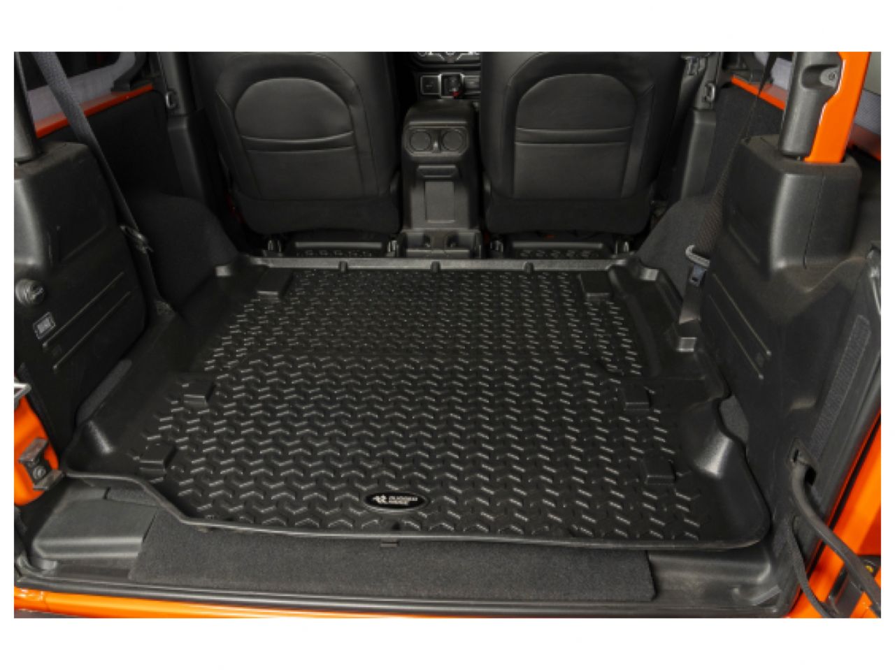 Rugged Ridge All Terrain Floor Liner Set;18-19 Jeep Wrangler JL 2-dr (Full Cargo)