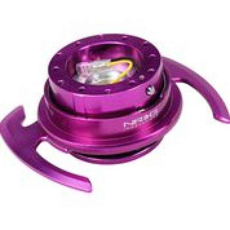 NRG Quick Release Kit Gen 4.0 - Purple Body / Purple Ring w/ Handles SRK-700PP