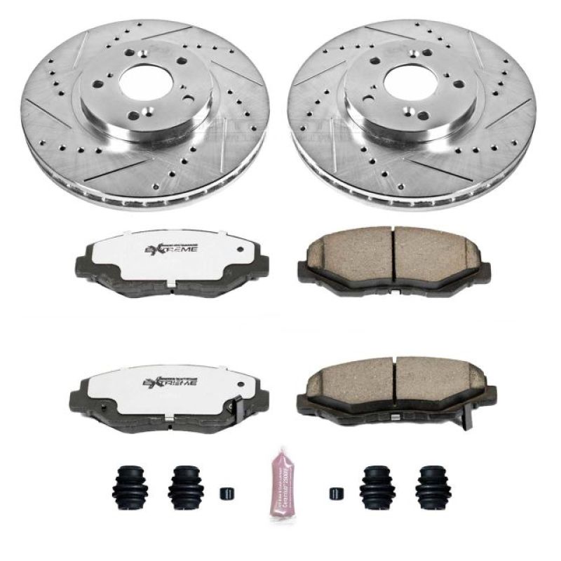 PowerStop PSB Z26 Street Warrior Kit Brakes, Rotors & Pads Brake Kits - Performance D&S main image