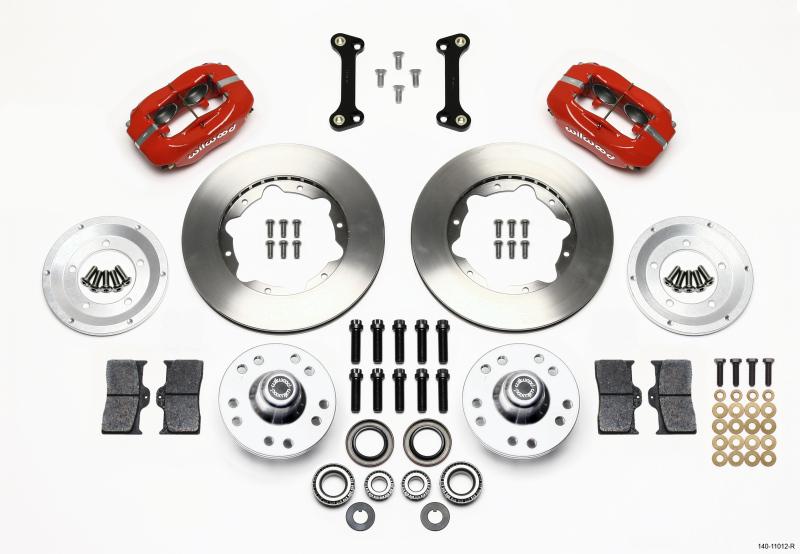 Wilwood Forged Dynalite Front Kit 11.00in Red 82-92 Camaro//Firebird 140-11012-R Main Image