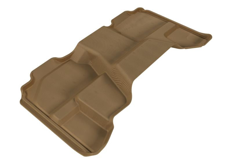 3D MAXpider 2007-2013 Chevrolet/GMC Silverado Extended Cab Kagu 2nd Row Floormats - Tan L1CH05021502 Main Image