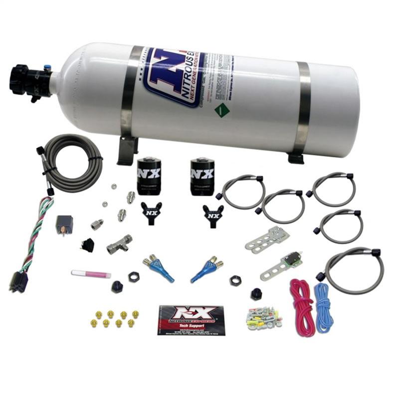 Nitrous Express GM TBI Nitrous Kit (50-125HP) w/15lb Bottle 20218-15 Main Image