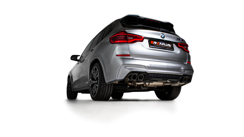 Remus 2019 BMW X3 M Competition F97 3.0L Turbo (S58B30A w/GPF) Axle Back Exhaust (Tail Pipes Req) 086219 1500