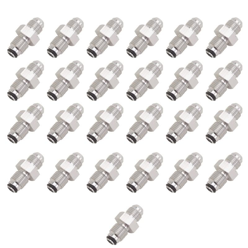 Russell Performance -6 AN (male to 1/2in-20 O-ring seal) Power Steering Adapter (25 pcs.) 648019 Main Image