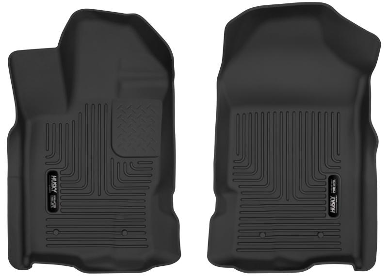 Husky Liners 2019+ Ford Ranger Black Front Floor Liners 54701 Main Image