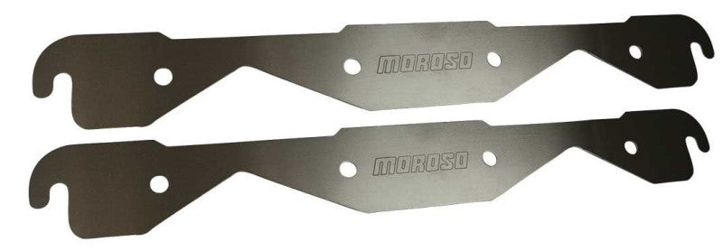 Moroso Small Block Chevy Exhaust Block Off Storage Plate - Pair 25155