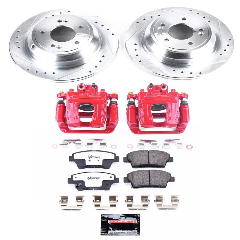 PowerStop PSB Z26 Street Kit w/Cals Brakes, Rotors & Pads Brake Kits - Performance D&S main image