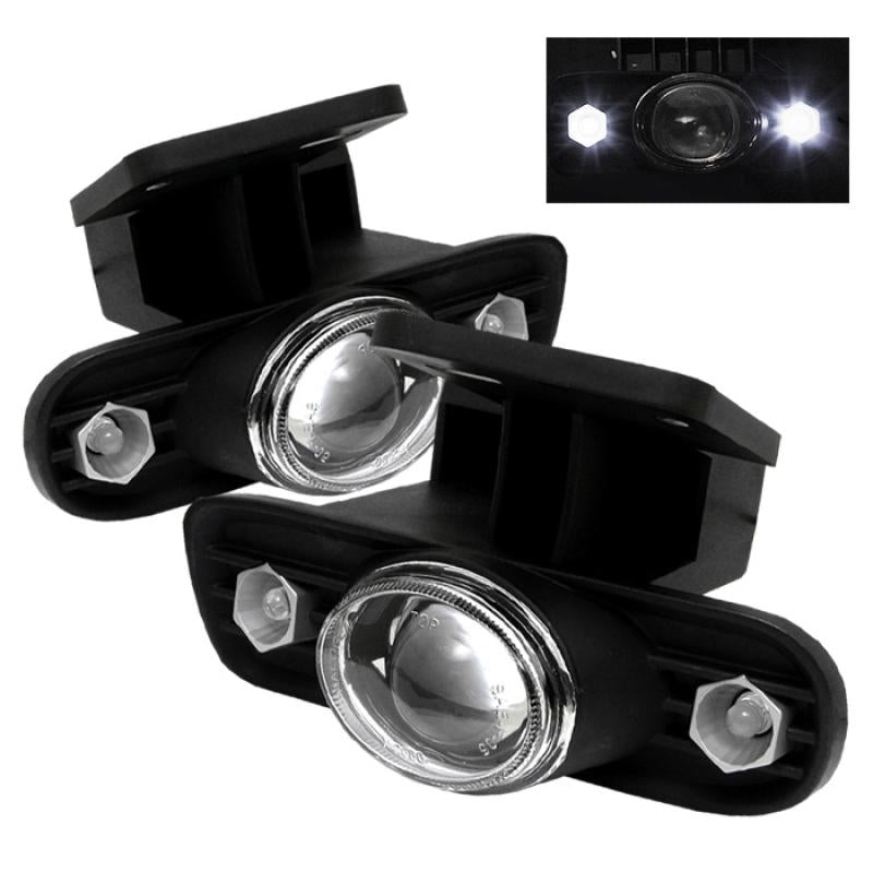 Spyder GMC Sierra 1500/2500 99-02 LED Projector Fog Lights w/Switch Clear FL-P-GS99-HL 5021458 Main Image