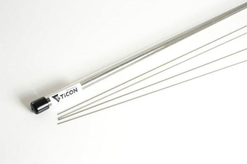 Ticon Industries 39in Length 1/2lb 2.2mm/.087in Filler Diamter CP1 Titanium Filler Rod 110-00002-0001 Main Image