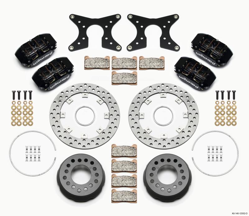 Wilwood Dynapro Lug Mount Dual Rear Dynamic Kit SA Drilled Big Ford New Style 2.50in Offset 140-12552-D Main Image